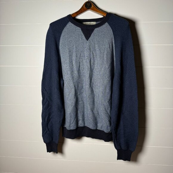 Gable & Grant Crewneck Sweater Navy Sz XL - Picture 1 of 5
